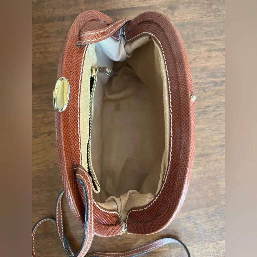 Classic Two-Tone Bottega Bag in Brown and Cream